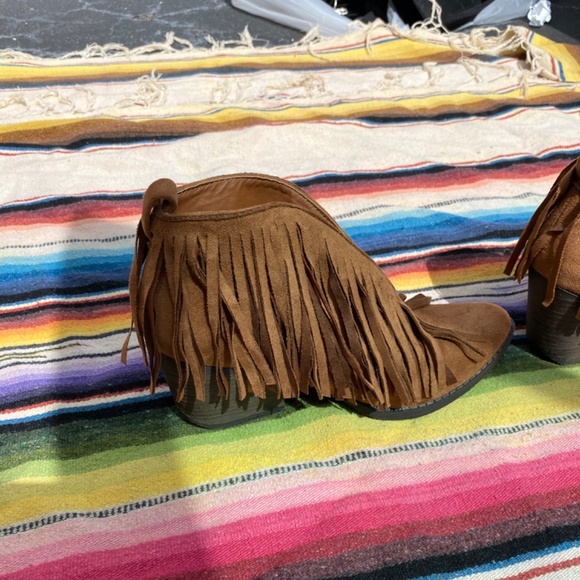 Coconuts fringe suede boots - Picture 2 of 5